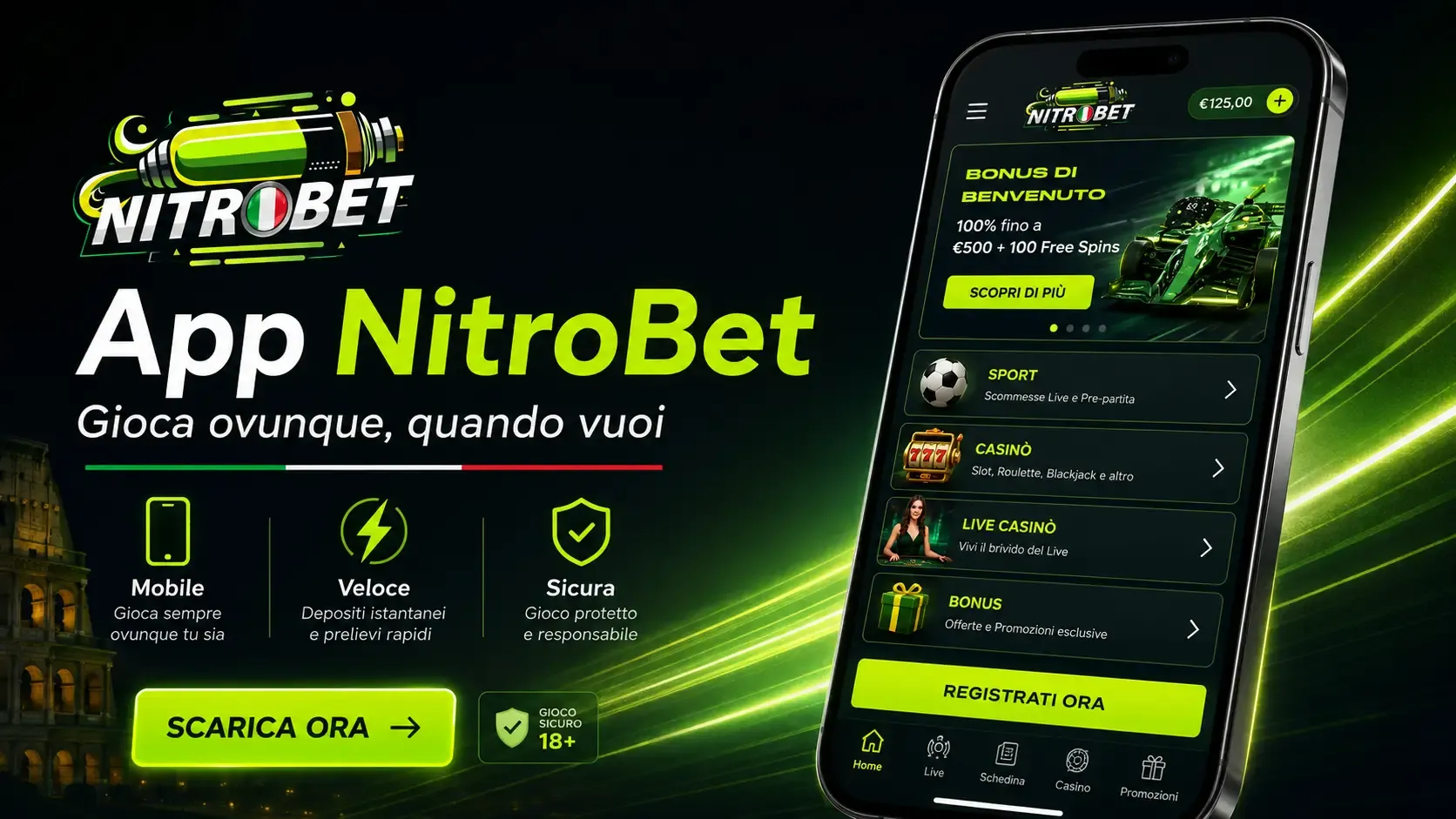 NitroBet Casino Italia App